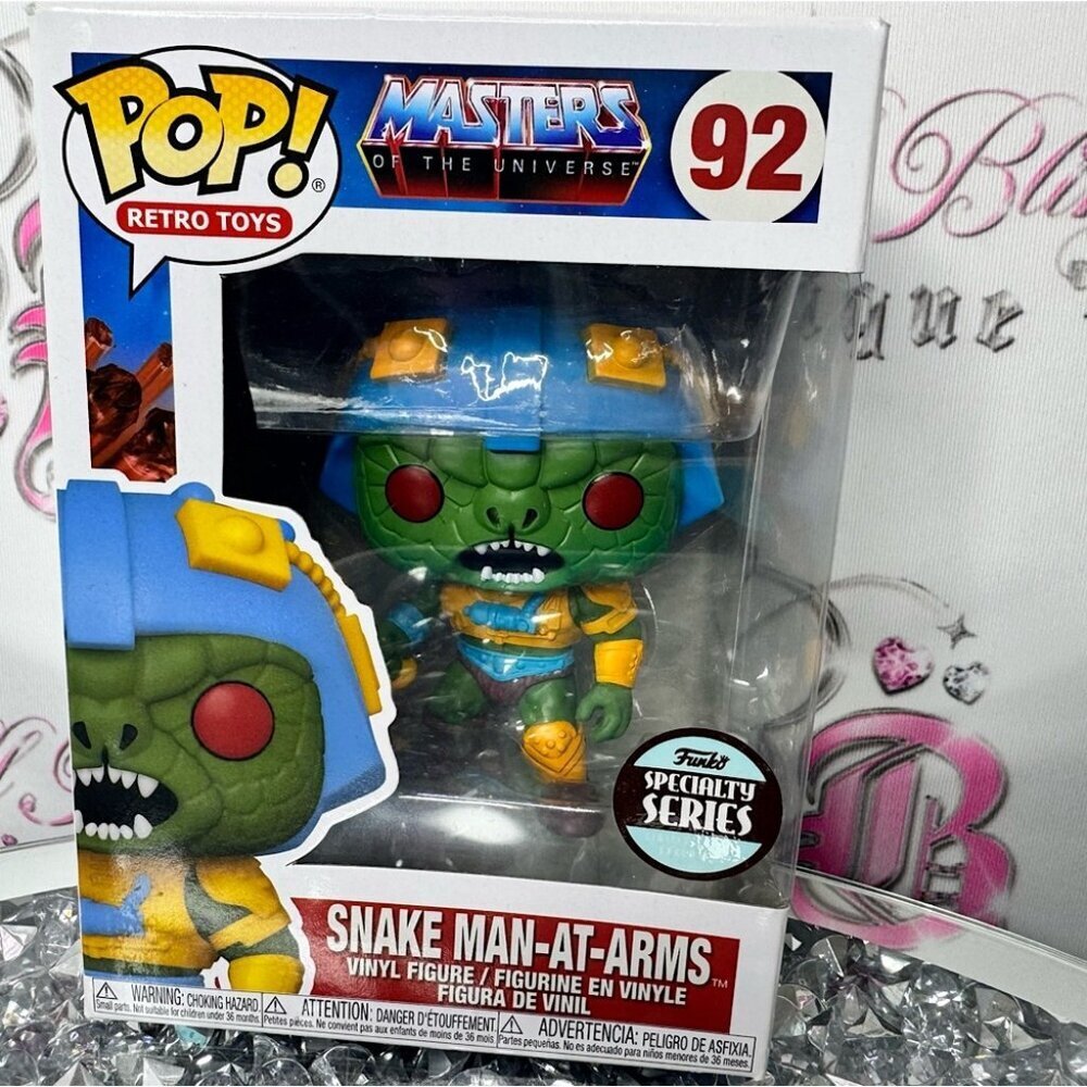 Snake-man-at-arms 92 Funko pop Masters of the universe Funko retro toy new 🆕